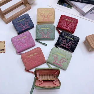 SS#ขายส่งยกโหล(12ใบคละสี)ใบละ24฿ กระเป๋าสตางค์ใบสั้น กระเป๋าใส่แบงค์ใส่เหรียญคละสีอย่างต่ำ4สีขึ้นไป