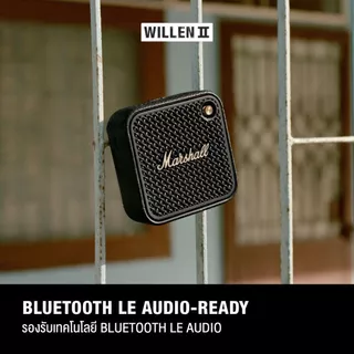 MARSHALL Willen II Black And Brass - รับประกัน 1 ปี + ส่งฟรี - ลำโพงบลูทูธ ลำโพงพกพา ลำโพง