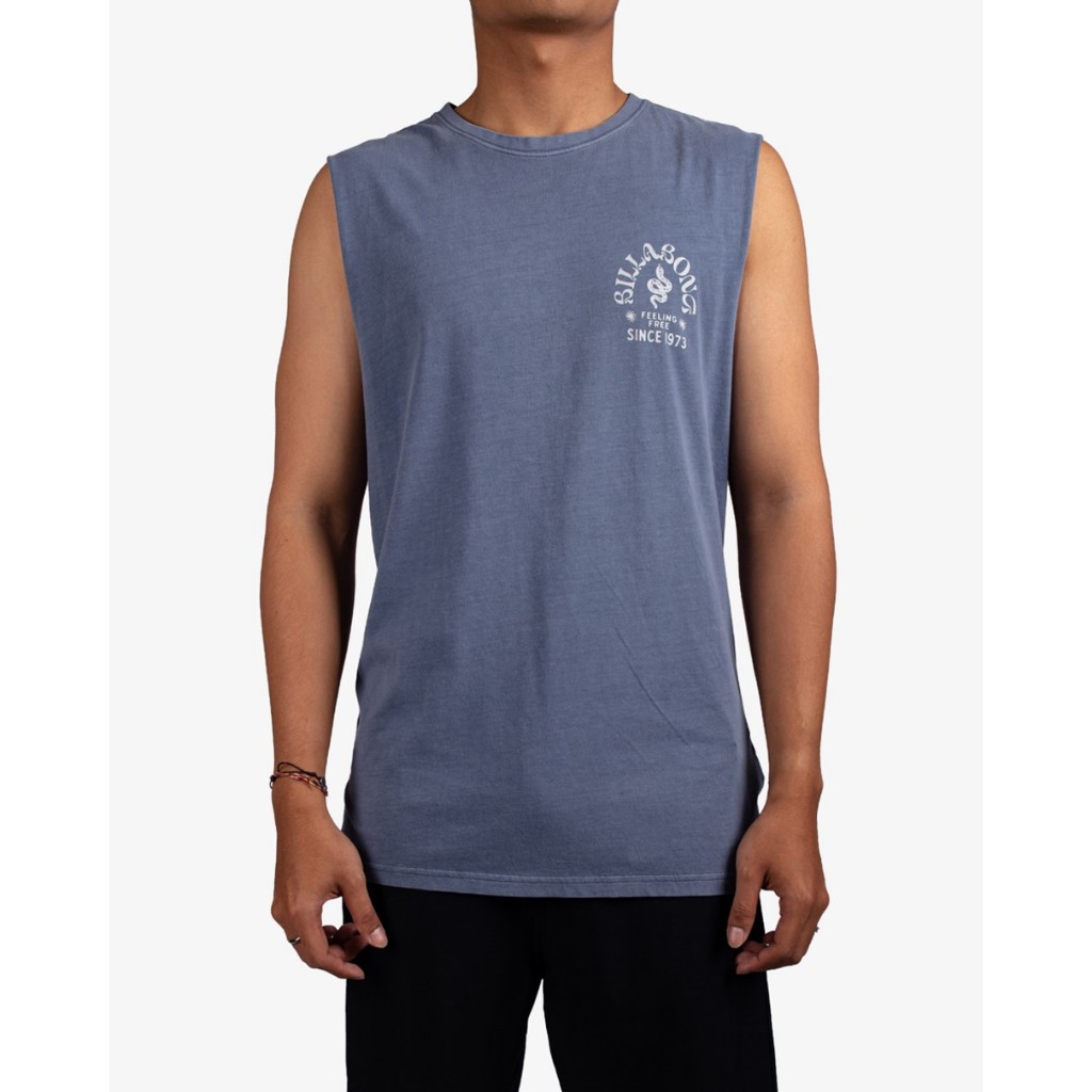 BILLABONG เสื้อกล้ามผู้ชาย Mens Big Wave Shaz Muscle-Blue 253 BBLOCM262-SSB