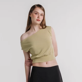 STAYSLAY.BKK | Off shoulder top (เสื้อปาดไหล่เข้าเอวใส่ได้หลายแบบ)