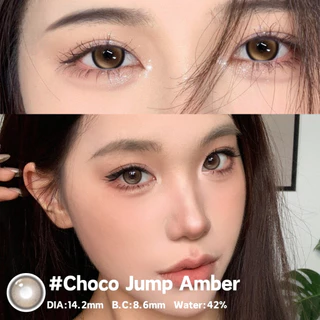 【ซื้อ 1 แถม 1】ตั้งแต่ 2 ชิ้นขึ้นไป UYAAI คอนแทคเลนส์สีน้ำตาล บกอาย ตาโต Brown 0.00~4.00 14.0~14.5mm