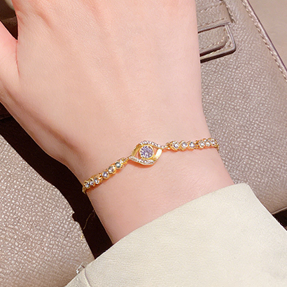 🎁พร้อมส่ง&แท้🥇  Devil's Eye Bracelet /necklace สร้อยข้อมือ นางแบบผู้หญิง