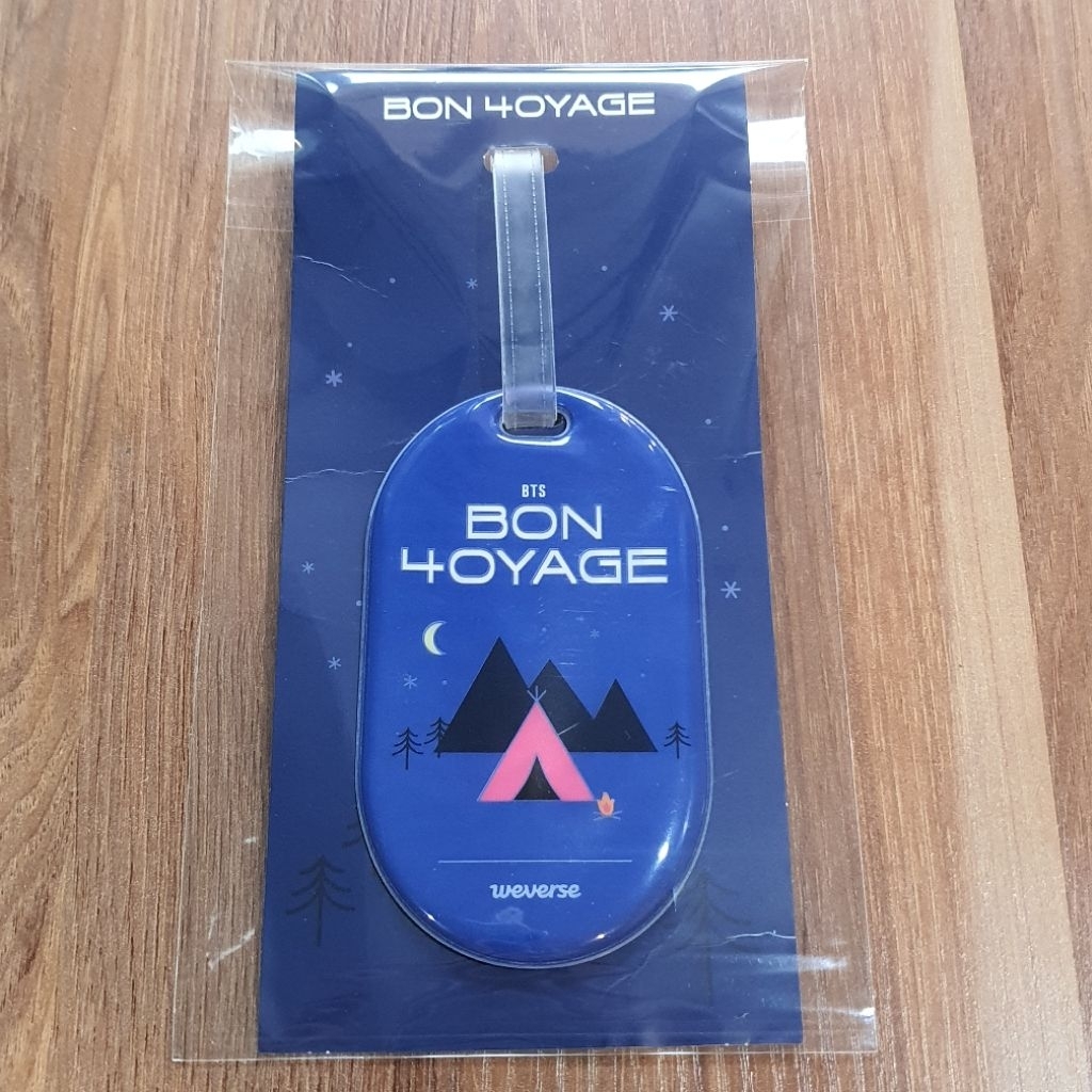 ที่ห้อยกระเป๋าเดินทาง บังทัน BTS BON VOYAGE Luggage Tag MIDNIGHT