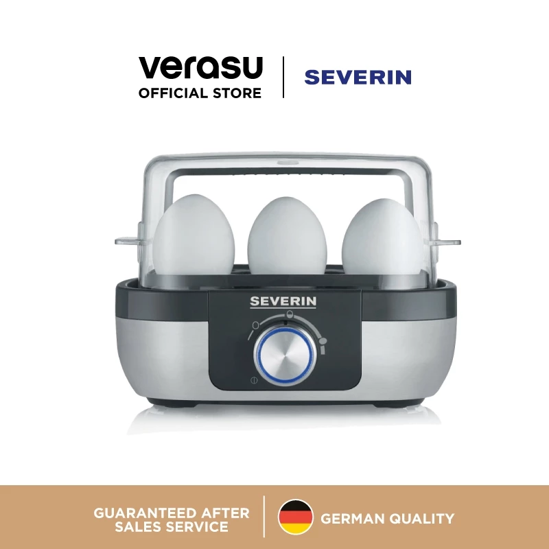 SEVERIN เครื่องต้มไข่สเตนเลส 6 ฟอง พร้อมระบบตั้งระดับความสุก รุ่น SEV-3169