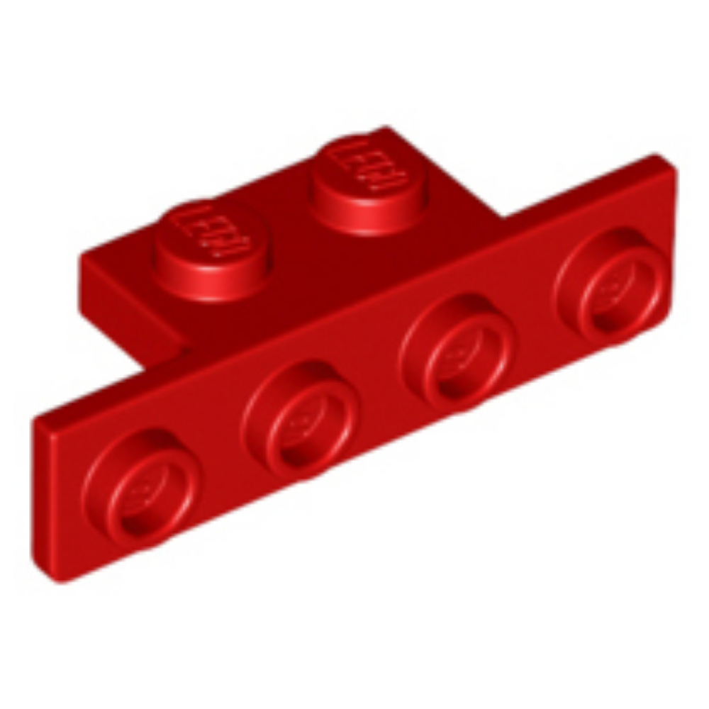 [316] ชิ้นส่วนเลโก้ Lego Part Bracket 1 x 2 - 1 x 4 with Two Rounded Corners ... (28802) ราคา/ชิ้น