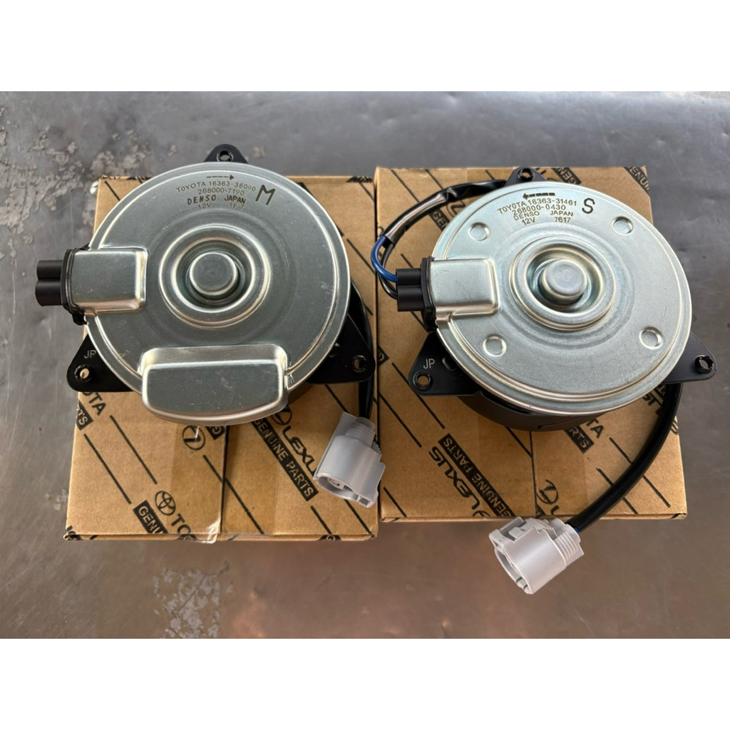 Denso มอเตอร์พัดลมหม้อน้ำ มอเตอร์พัดลมแอร์ Toyota Alphard AYH30 Hybrid