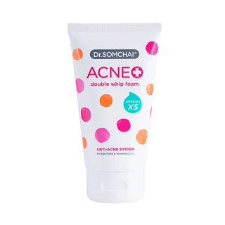 Dr.Somchai Acne Double Whip Foam 100g ดร.สมชาย แอคเน่ ดับเบิล วิป โฟม
