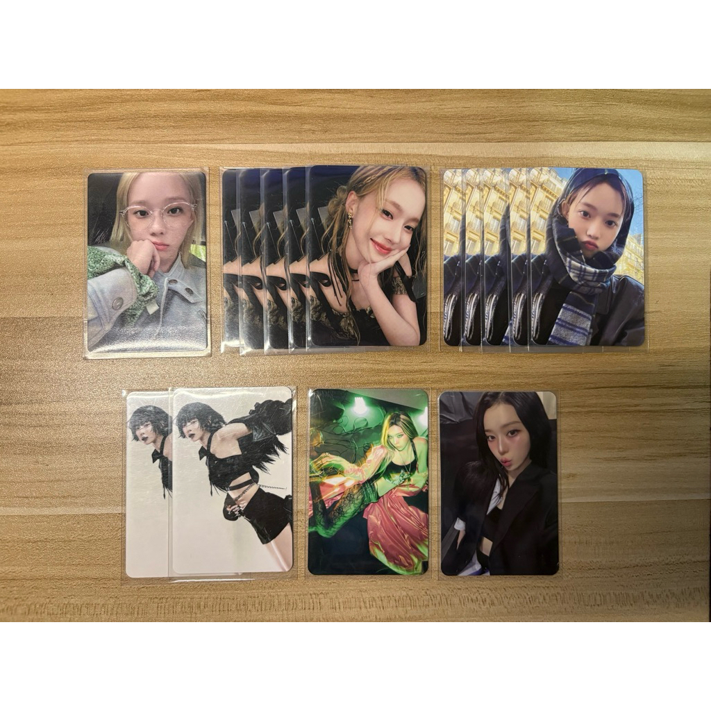 การ์ด aespa qq music rich man dirty work whiplash amageddon วินเทอร์ photocard winter