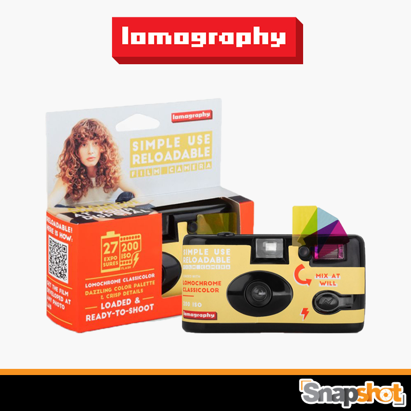 Lomography Simple Use Film Camera Classicolor ISO 200 / 27EXP [SUC100COL] (มีฟิล์มในตัว ใช้ซ้ำได้)