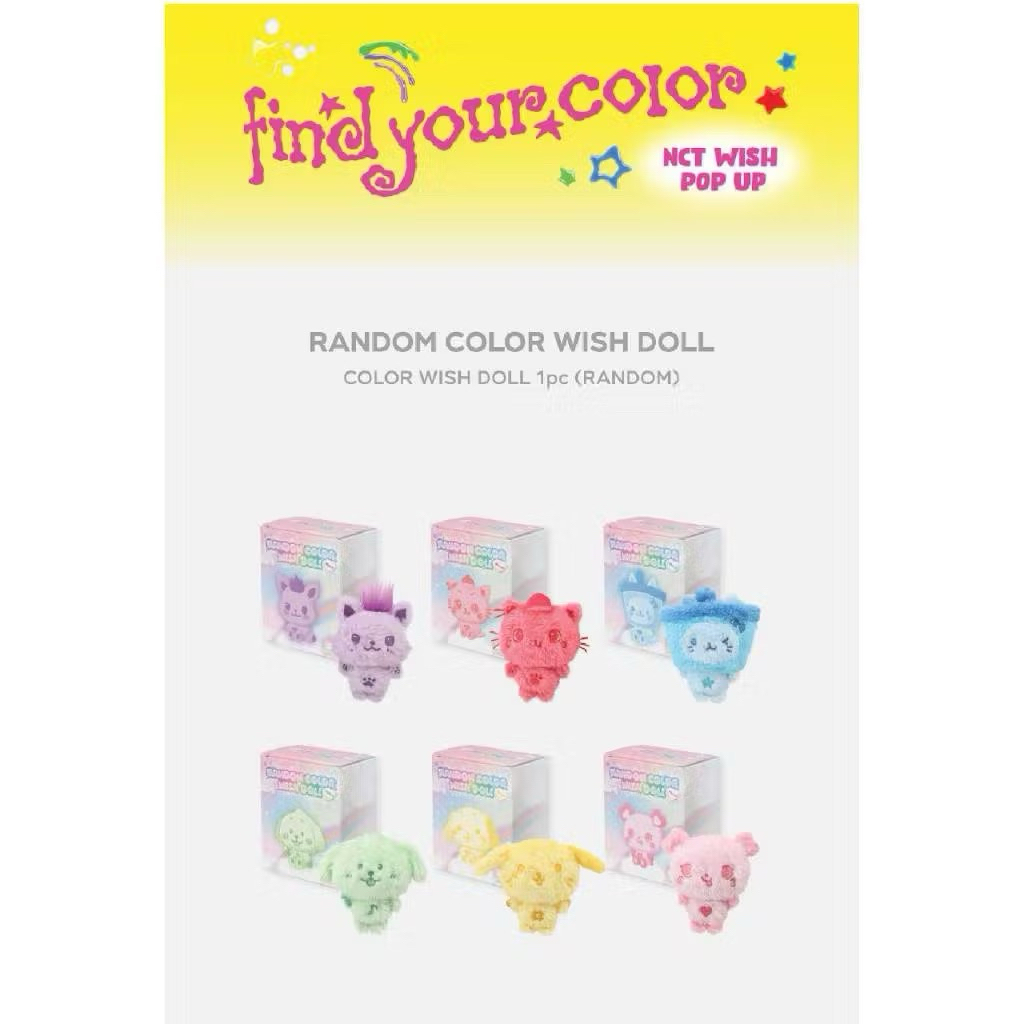NCT WISH - 2025 NCT WISH POP UP FIND YOUR COLOR [RANDOM COLOR WISH DOOL]