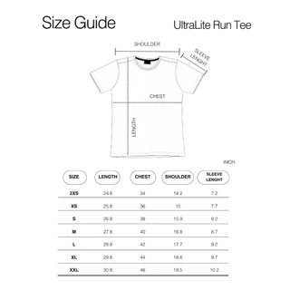 SECONDS UltraLite Run Tee เสื้อวิ่งน้ำหนักเบา ระบายอากาศ โลโก้สะท้อนแสง Unisex