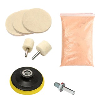 ผงขัดแก้วลบรอยขีดข่วน 8 ชิ้น เซเรียมออกไซด์ สำหรับกระจกหน้าร…