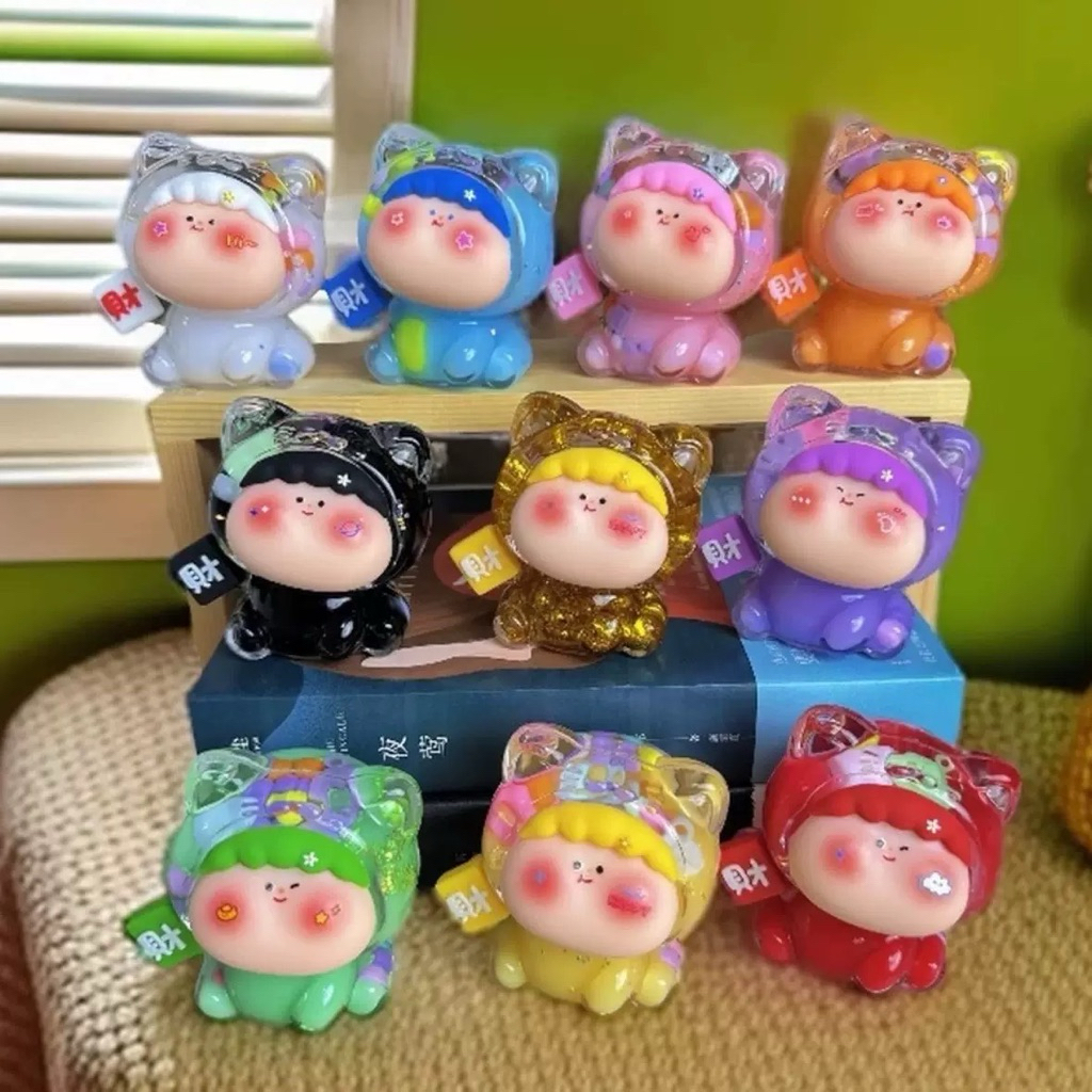 พร้อมส่งจากไทย ตู้น้ำฉายฉาย 8 cm. 10 สี หน้าหอม ตู้น้ำเรซิ่น
