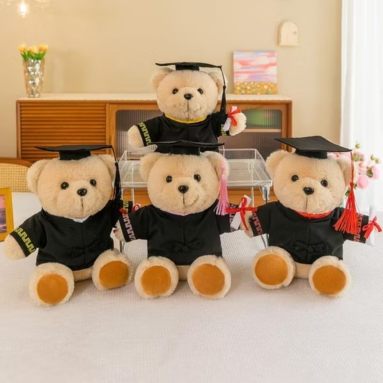 ตุ๊กตาหมี บัณฑิตน้อย ของขวัญ เรียนจบ บัณฑิต รับปริญญา 25CM Graduation Bear Doll / Congrats Grad Tedd