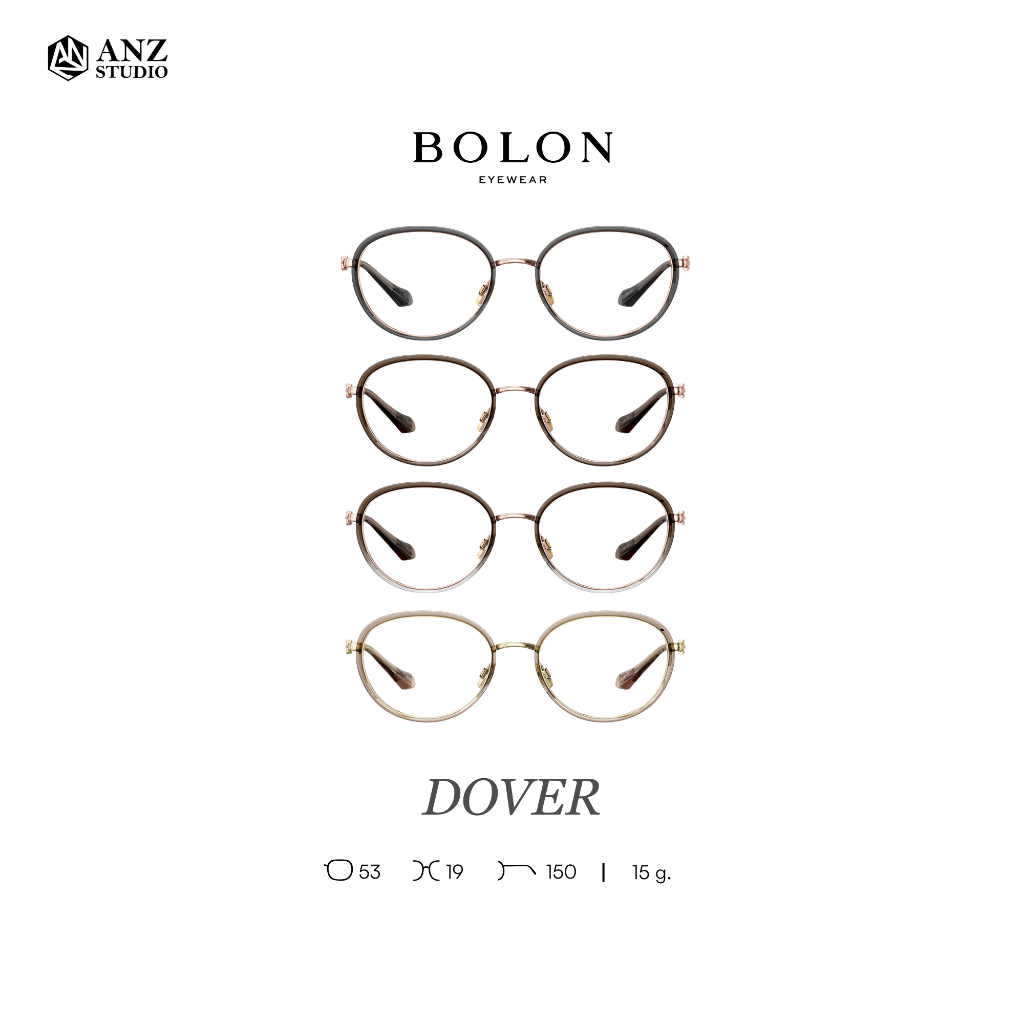 BOLON DOVER BA6065 – ทรง Oval โทนสีหวาน เรียบหรูเบาเป็นพิเศษ*