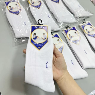 ถุงเท้านักเรียน เด็กแบบ คอยาว {ยกแพ็ก 12 คู่} ผ้าไนลอน นมใส่สบาย สินค้าพร้อมส่ง