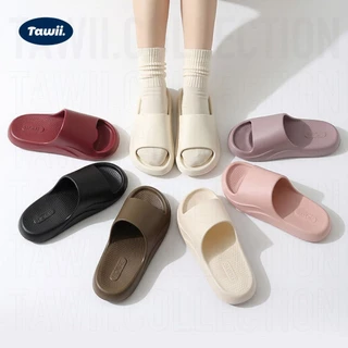 Tawii. รองเท้าแตะใส่ในบ้าน EVA รองเท้าแตะอาบน้ำนุ่มลื่นป้องกันการลื่น สไตล์ญี่ปุ่น หลายสี Unisex