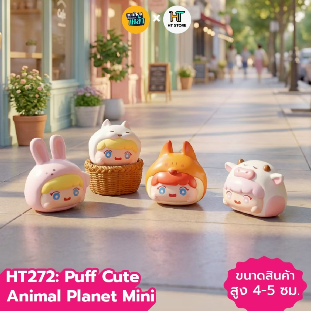 HT272: Puff Cute Animal Planet Mini