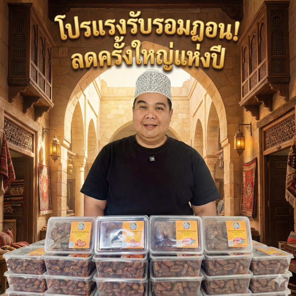 [ของแท้100%] อินทผลัม บังอิ๊บ พรีเมี่ยม เพื่อสุขภาพ เดกเลทนัวร์ 500 กรัม