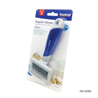 Kanimal Slicker Brush แปรงสลิคเกอร์ หวีขนสุนัข แปรงแมว หวีสางขน (มีหมุด) มีให้เลือก 3 ขนาด