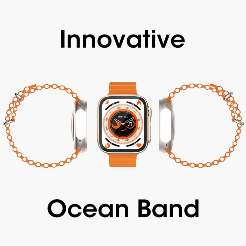 T500 T900 สมาร์ท Watch8 ใหม่ Ultra 45 มม.Series 8 สมาร์ทวอทช์ชายบลูทูธโทร KD99 8 ไร้สายชาร์จสมาร์ทวอท์ช - รูปที่ 3