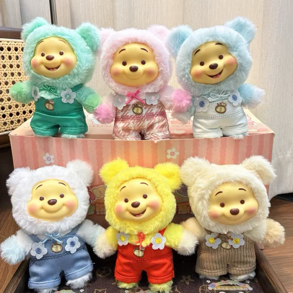 ตุ๊กตาหมีวินนี่เดอะพูห์ ทำจากไวนิล รูปทรงตุ๊กตาหมีลูกอม พวงกุญแจ ของขวัญ ของประดับตกแต่ง