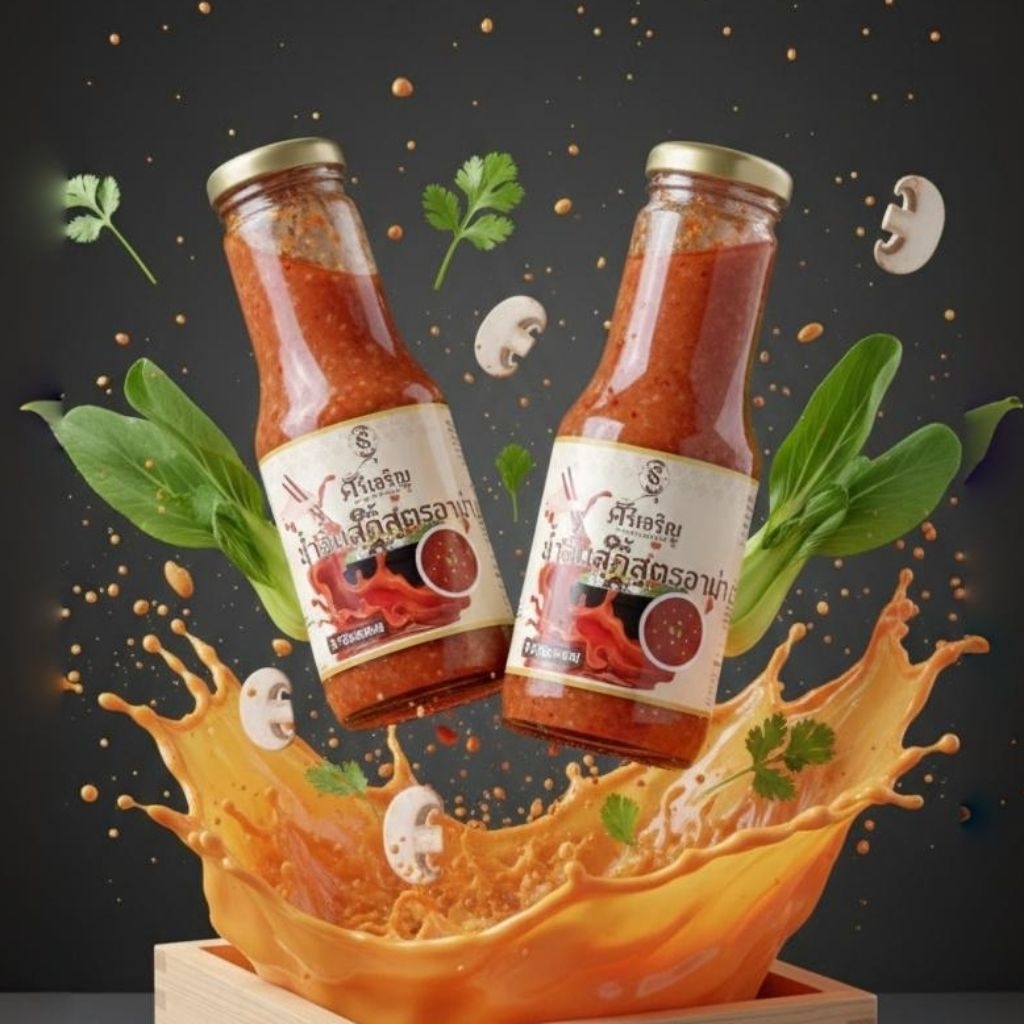 2 ขวดสุดคุ้ม น้ำจิ้มสุกี้ตราศรีเจริญ "สูตรอาม่า" / Sukiyaki sauce สูตรอาม่า รสเข้มข้น กลมกล่อม