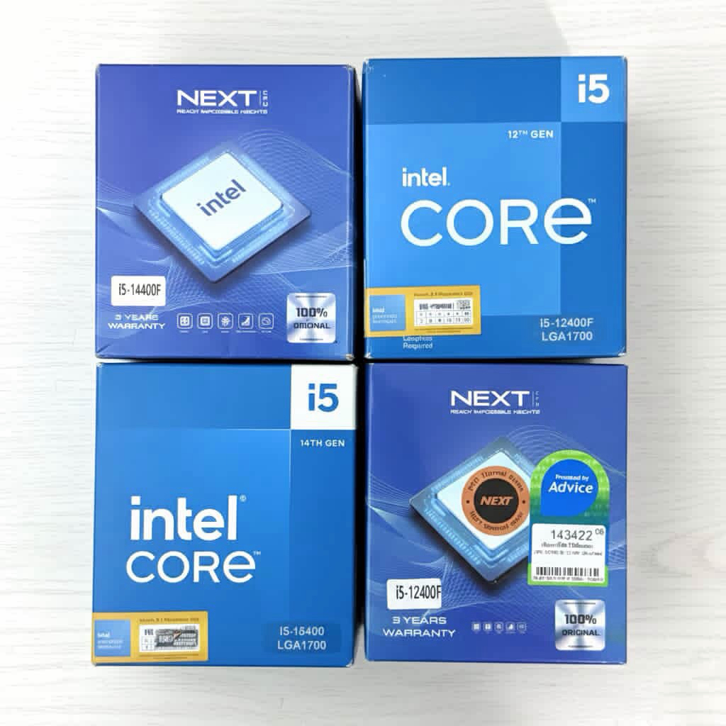 กล่อง CPU กล่อง ซีพียู I5 12400F 13400F 14400F 14400 12100 12100F 14500 กล่อง CPU I3 i5 i7 i9 core u