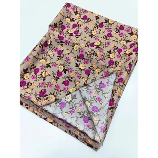 ผ้าไหมอิตาลี มี 6 สี เนื้อนิ่มมาก ลาย Miniflora Rose หน้ากว้าง 152 cm #ผ้าเมตร #ผ้าหลา #ผ้าลายดอก