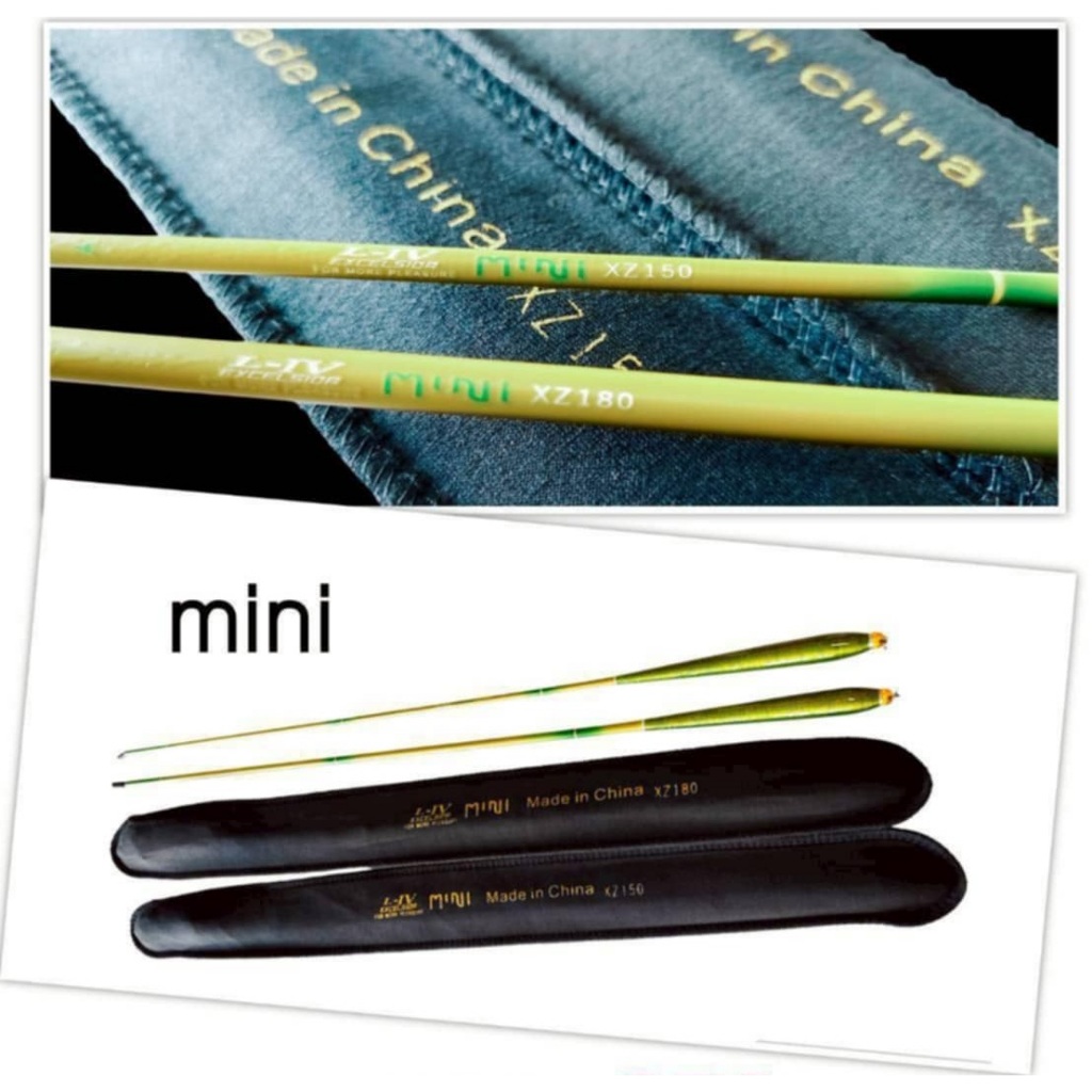 (ส่งทุกวัน) คันเบ็ดตกกุ้ง ขนาดเล็ก (mini)  L-IV EXCELSIOR for more pleasure คันตกกุ้ง XZ150 XZ180 1.