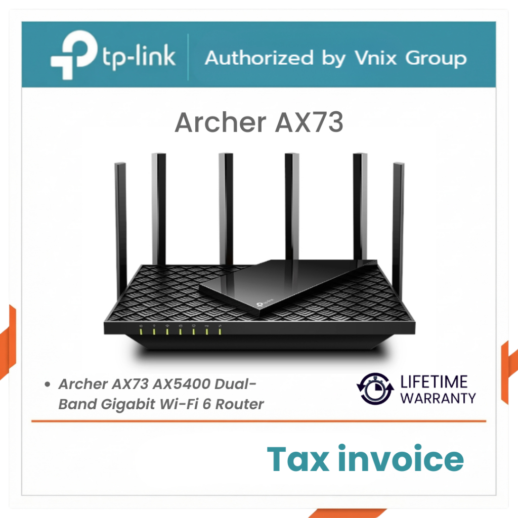 Archer AX73 TP-Link เร้าเตอร์ AX5400 Dual-Band By Vnix Group