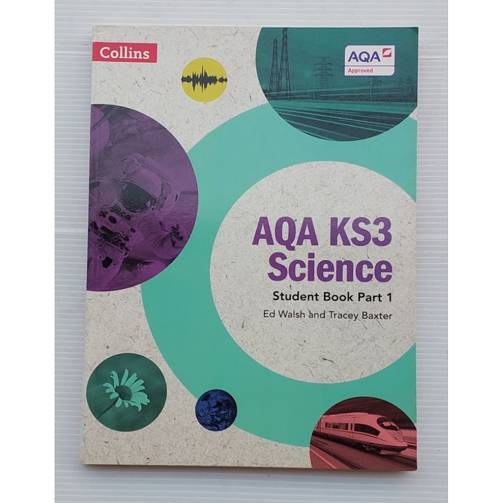 หนังสือ แบบเรียน วิทยาศาสตร์ มัธยมต้น Collins AQA KS3 Science Student Book Part1 256Page