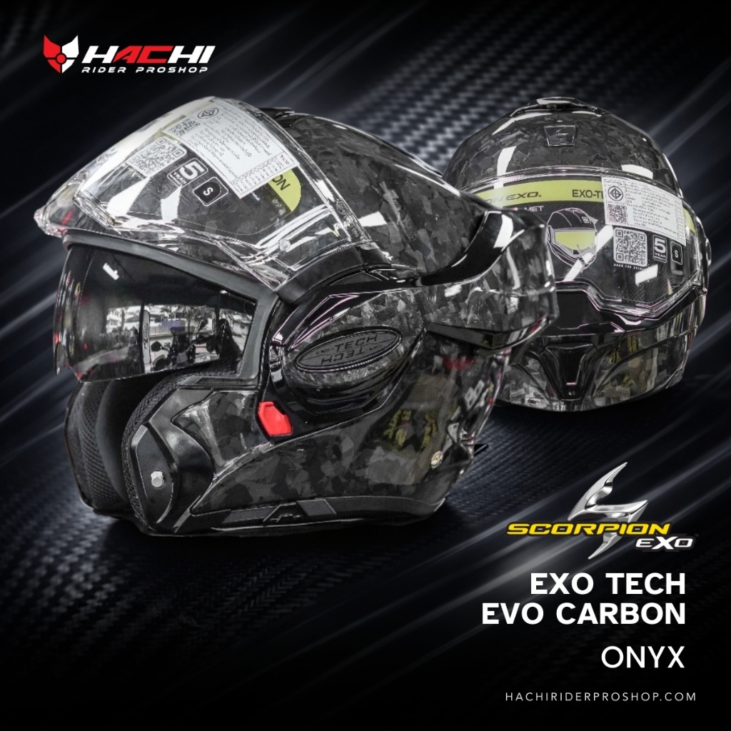 SCORPION EXO TECH EVO CARBON - Onyx