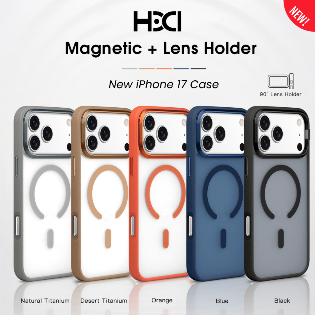 เคส HDD Magnetic Lens Holder  - iPhone 17 / 17 Pro / 17 Promax