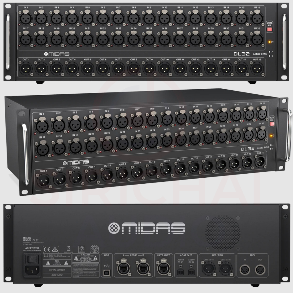 STAGE BOX Midas DL32 (ของแท้ ประกันบูเซ่)
