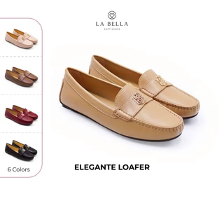 LA BELLA รองเท้าคัชชูหนังแกะ รุ่น ELEGANTE LOAFER 6 สี