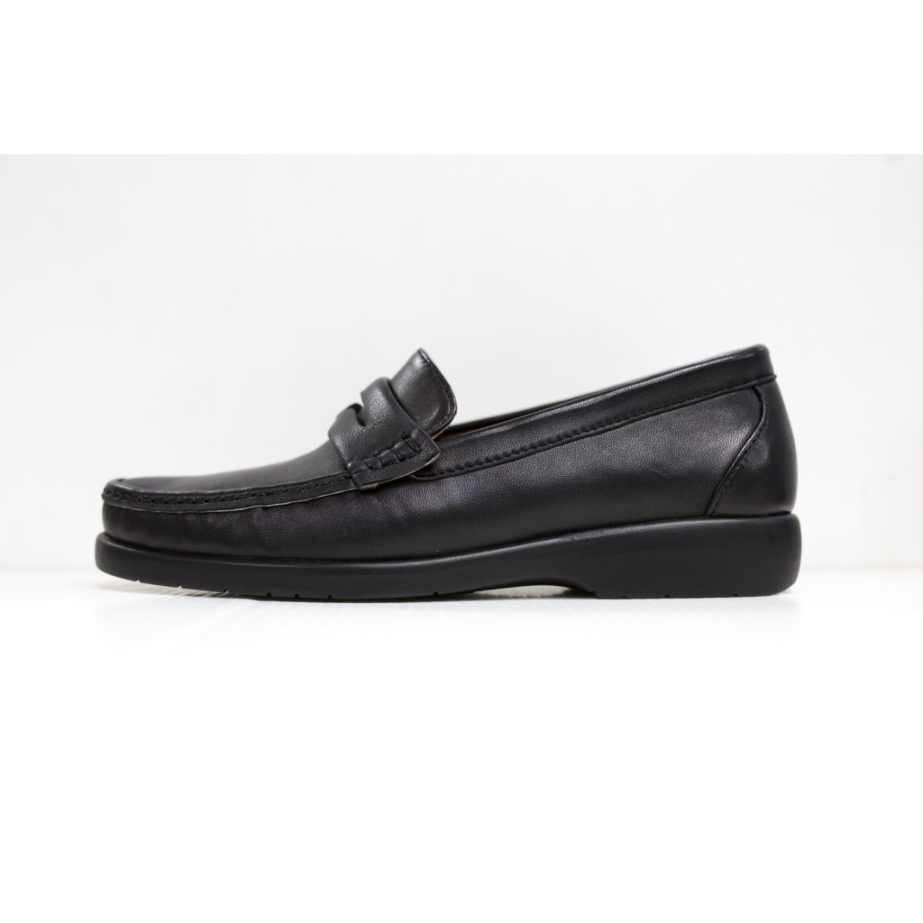 Heavy Shoes حذاء جلد رجالي سهل الارتداء VB8407 — أسود — صورة 3