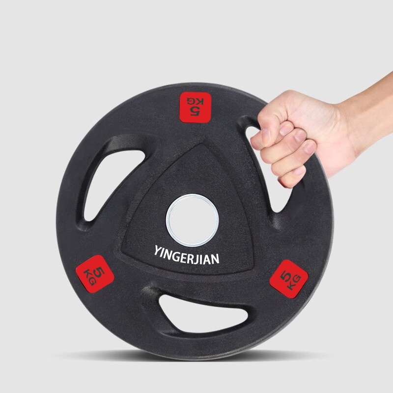 YINGERJIAN แผ่นน้ำหนัก โอลิมปิค 2 นิ้ว 7.5kg 10kg 15kg Olympic เครื่องออกกำลังกาย