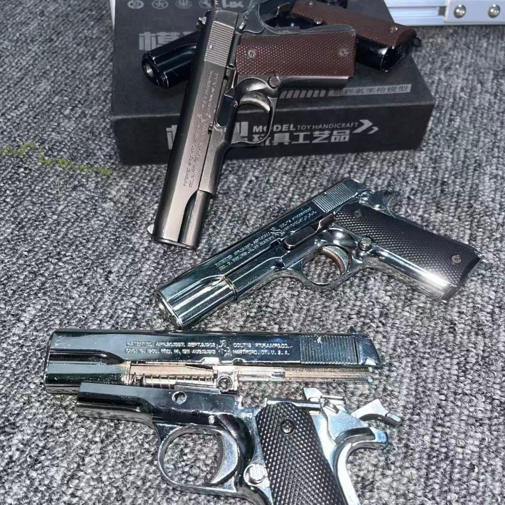 M-1911 โมเดลประกอบโลหะ สัดส่วนพอดี ดีเทลสุดละเอียด1：2:05 ของเล่นสะสม #สัดส่วน chuẩn #โลหะประกอบ;