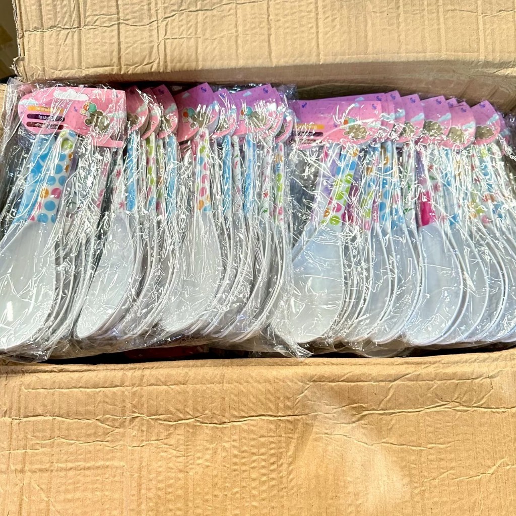 [ขายยกโหล12แพ็ค] ทัพพีเมลามีน แพ็ค2ชิ้น (ได้ทั้งหมด24ชิ้น)