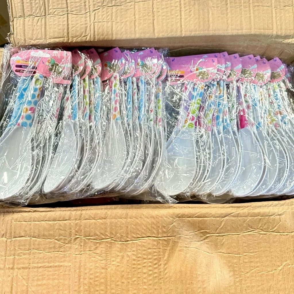 [ขายยกโหล12แพ็ค] ทัพพีเมลามีน แพ็ค2ชิ้น (ได้ทั้งหมด24ชิ้น)