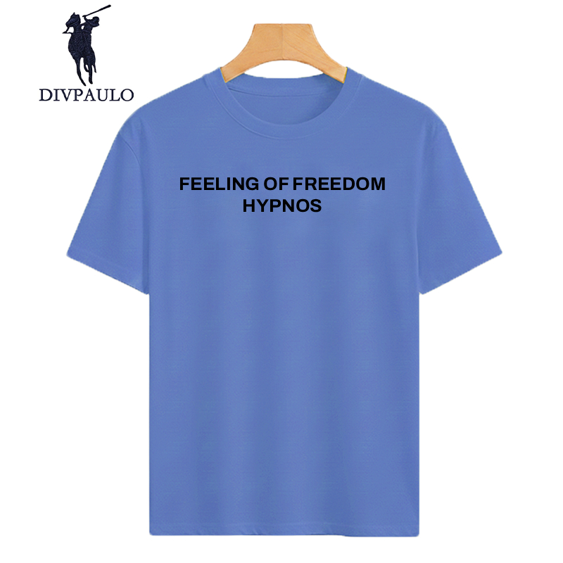 DIVPUALO T-shirt 1901-FOFเสื้อยืดคอกลมสีพื้น ผ้านุ่มพิเศษ ไม่ย้วย ไม่หด ระบายอากาศดี ไม่ขึ้นขุย ใส่ได้ทั้งชายและหญิง