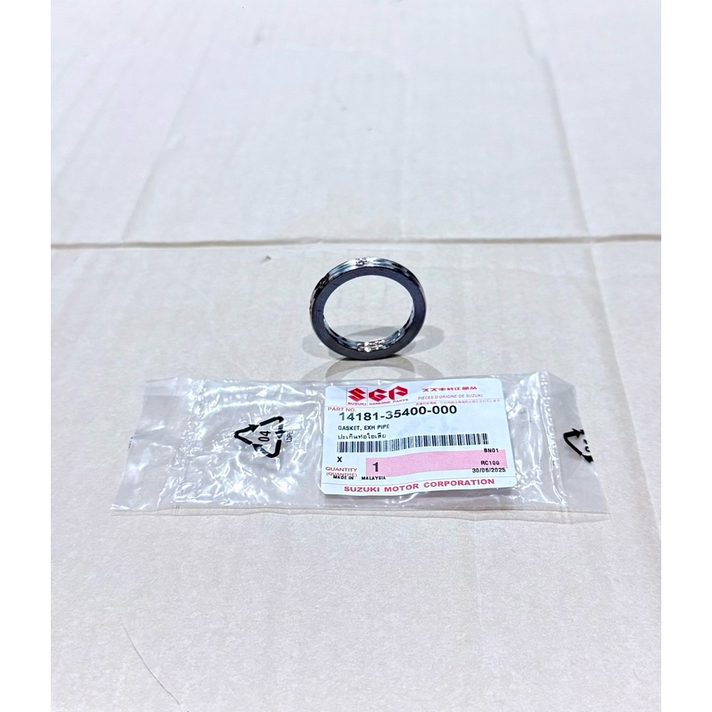 ปะเก็นคอท่อ SUZUKI (แท้ศูนย์) RC80  RC100  RC110 SWING คริสตัล Crystal