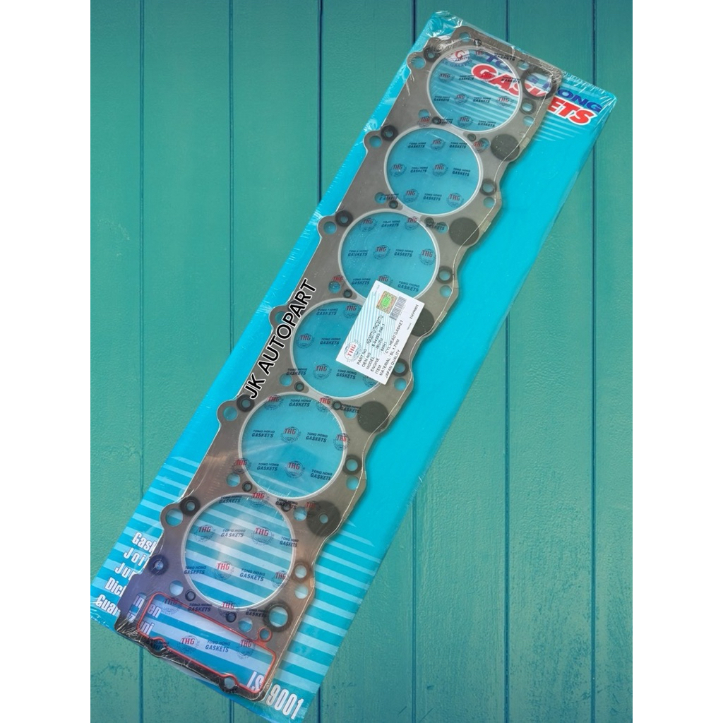 ปะเก็นฝาสูบเหล็ก ISUZU R/K ROCKY195 6HH 12V HGI3077U 8-94393-346-1 ยี่ห้อ THG แท้ๆ ประเก็นฝาสูบ/BDTN