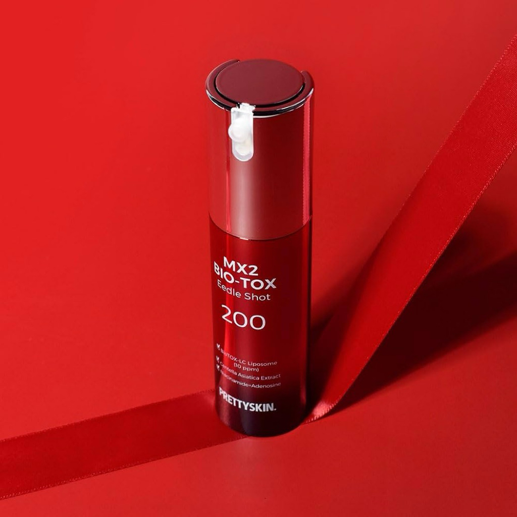 Prettyskin MX2 Bio-Tox Eedle Shot 200 เซรั่มเข็มบำรุงลึกถึงชั้นผิว ลดริ้วรอย กระชับรูขุมขน ผิวเนียนใ