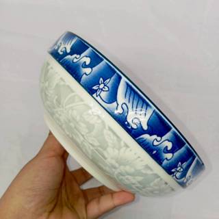 ถ้วยเซรามิก 7.5 นิ้ว ถ้วยแกง ถ้วยลายคราม ทำจากเซรามิกเนื้อดี…