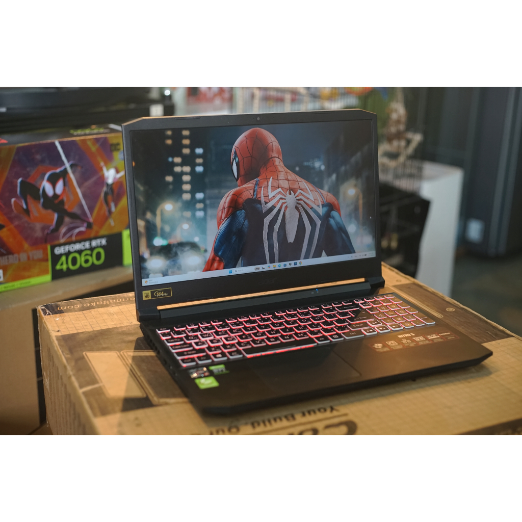 Notebook Gaming Acer Nitro พร้อมเล่นเกมส์ AMD Ryzen R5 5600H การ์ดจอ RTX3050TI