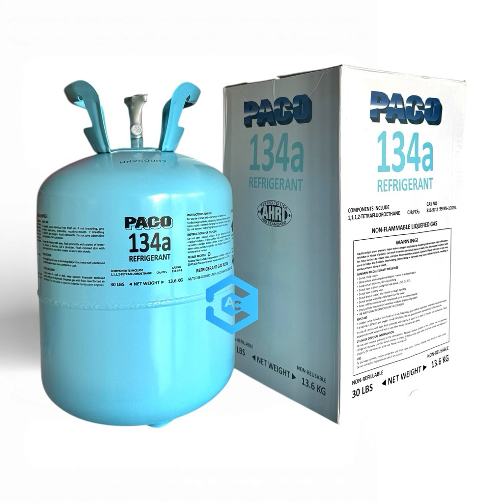 PACO R-134 13.6KG. น้ำยาแอร์ แท้ ปาโก้ 134 13.6กิโลกรัม