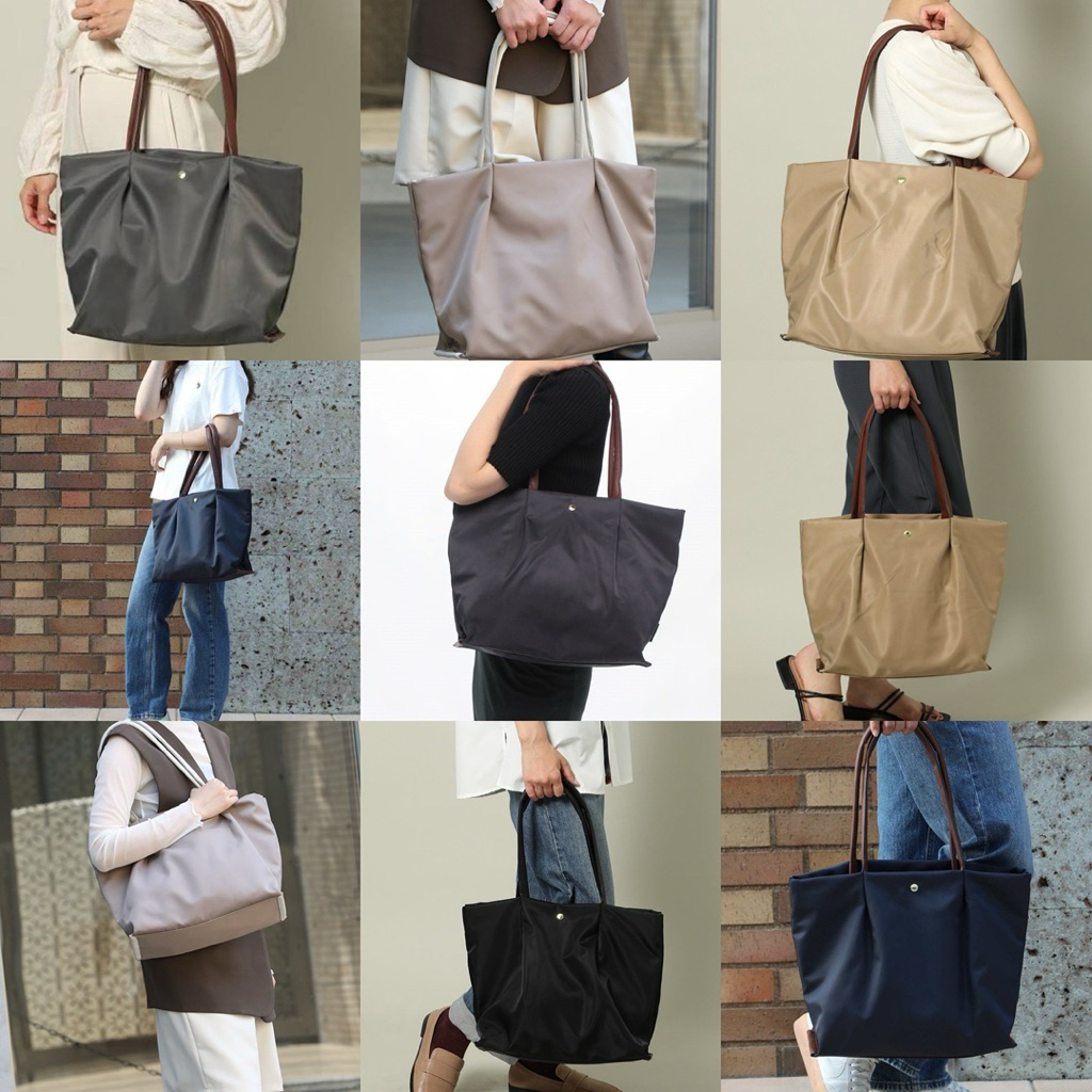 กระเป๋าถือ แอโล tote size L 7 สี มาใหม่❤️ ผ้าไนล่อน ราคา ถูกที่สุด ดีลบีเคเค