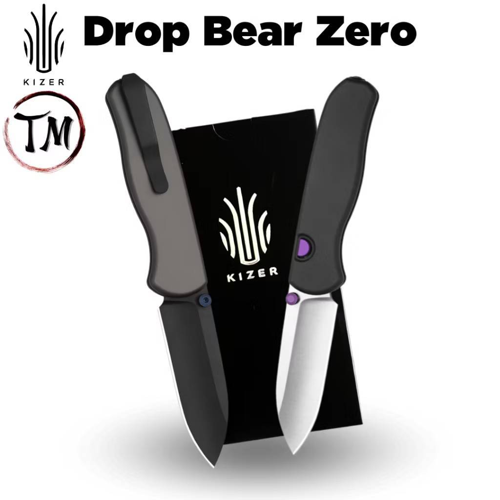 Kizer DropBear Zero พี่หมีซีโร่เหล็กElmax มีดEDCมินิมอล เบากระทัดรัด